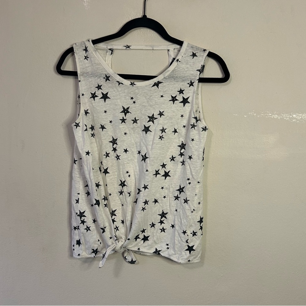 Generation Love Tie Front Star Tank